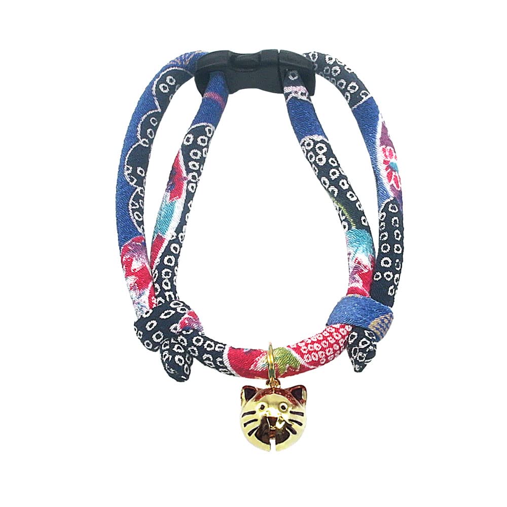 Collar PetSoKoo para gato con campana de cara gatito, ideal para identificación y estilo.