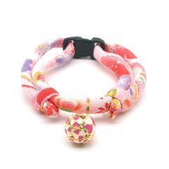PetSoKoo collar con estampado de cerezo japonés para un estilo único