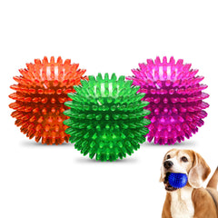 PetSport Gorilla Spiky Ball 2.8 pulgadas para perros pequeños, ideal para juego diario.