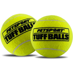PetSport Mini Tuff Ball, pelota de tenis para mordedores activos con durabilidad extra
