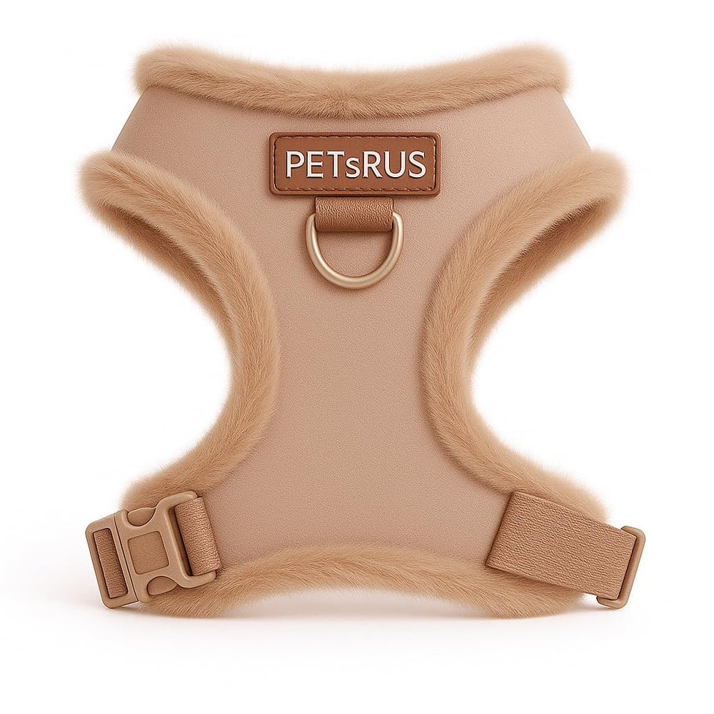 Arnés PETsRUS con neopreno suave para paseos muy cómodos.