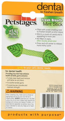 Petstages Palito de Aliento Fresco con Menta, juego dental para fomentar la rutina de masticar.