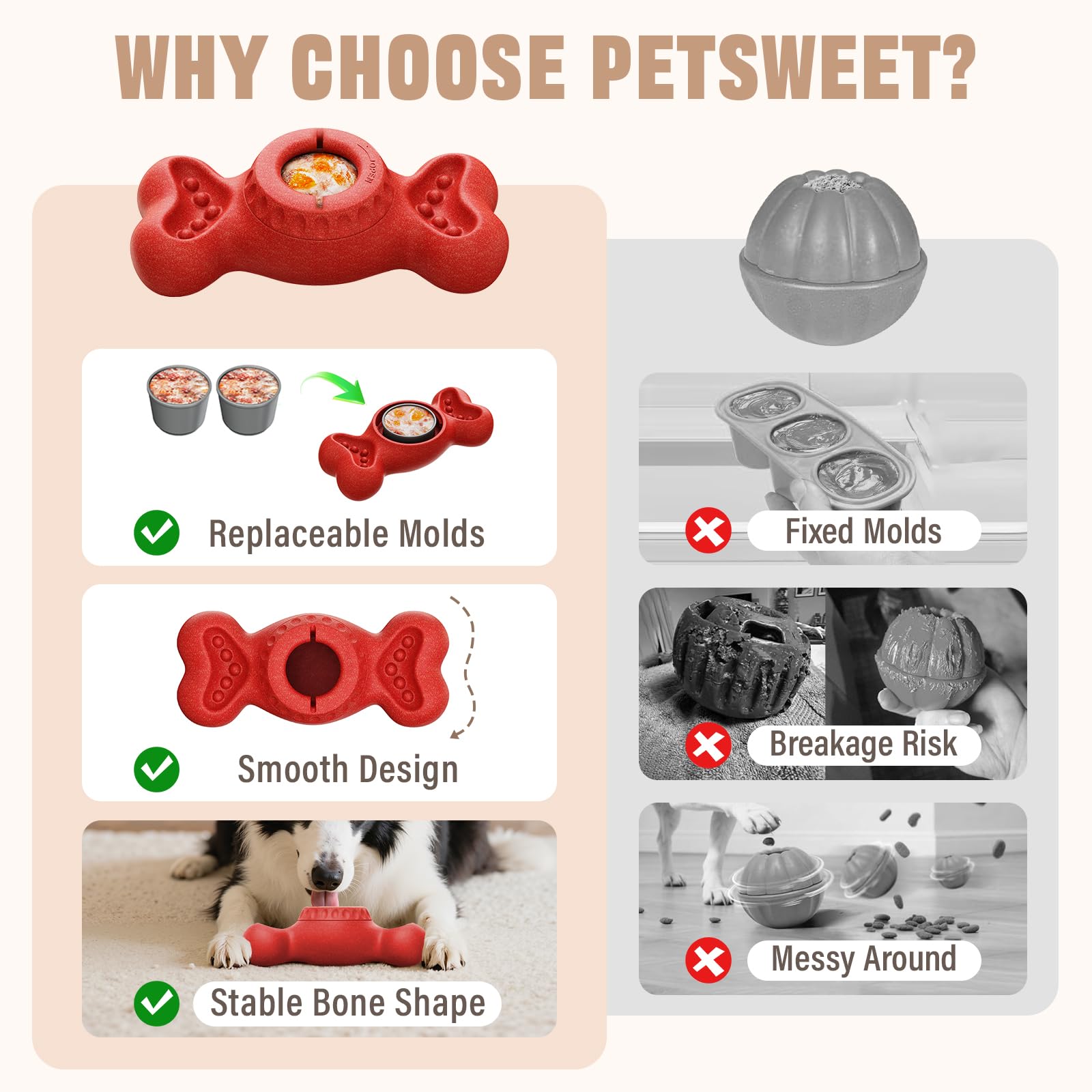 PETSWEET Guía de uso para enriquimiento seguro con supervisión.