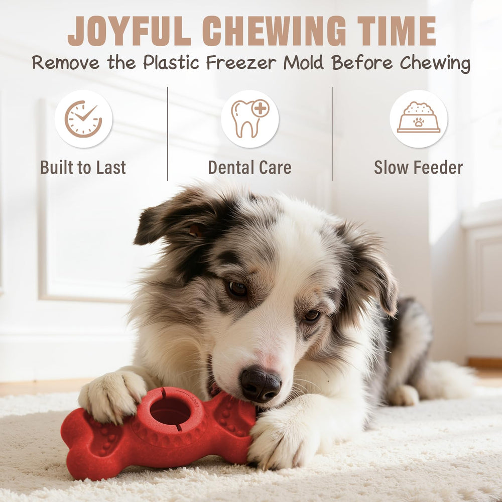 PETSWEET Dispensador de premios congelados para mantener al perro entretenido.
