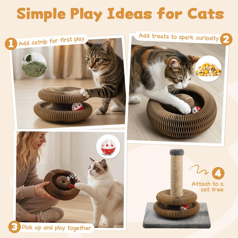 PETSWEET Magic Organ diseño seguro y sostenible para gatos de interior.