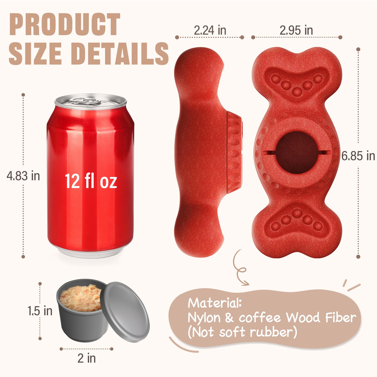 PETSWEET Moldes extraíbles para conservar sabor y frescura de premios.