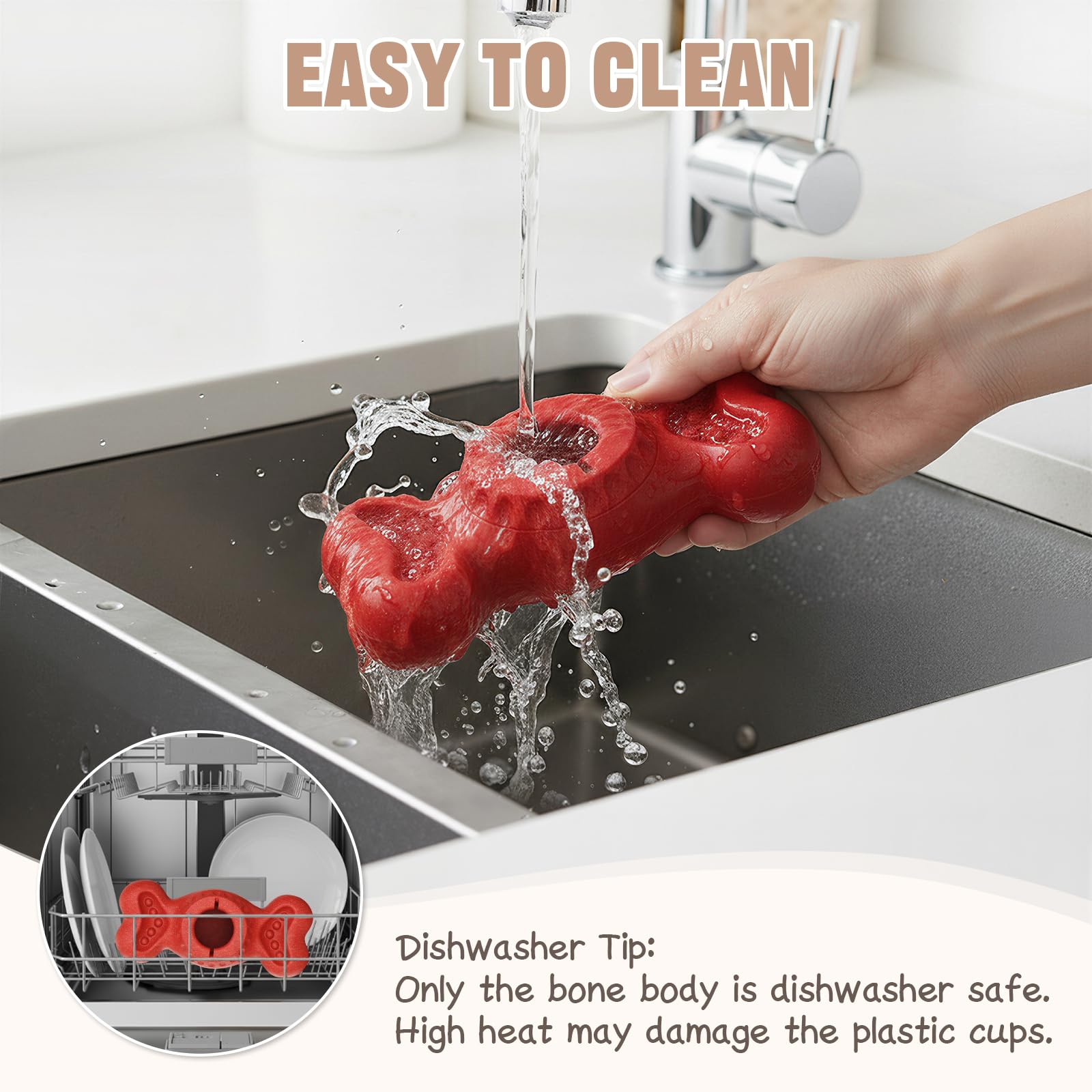 PETSWEET Capa externa dura para juego interactivo sin piezas sueltas.