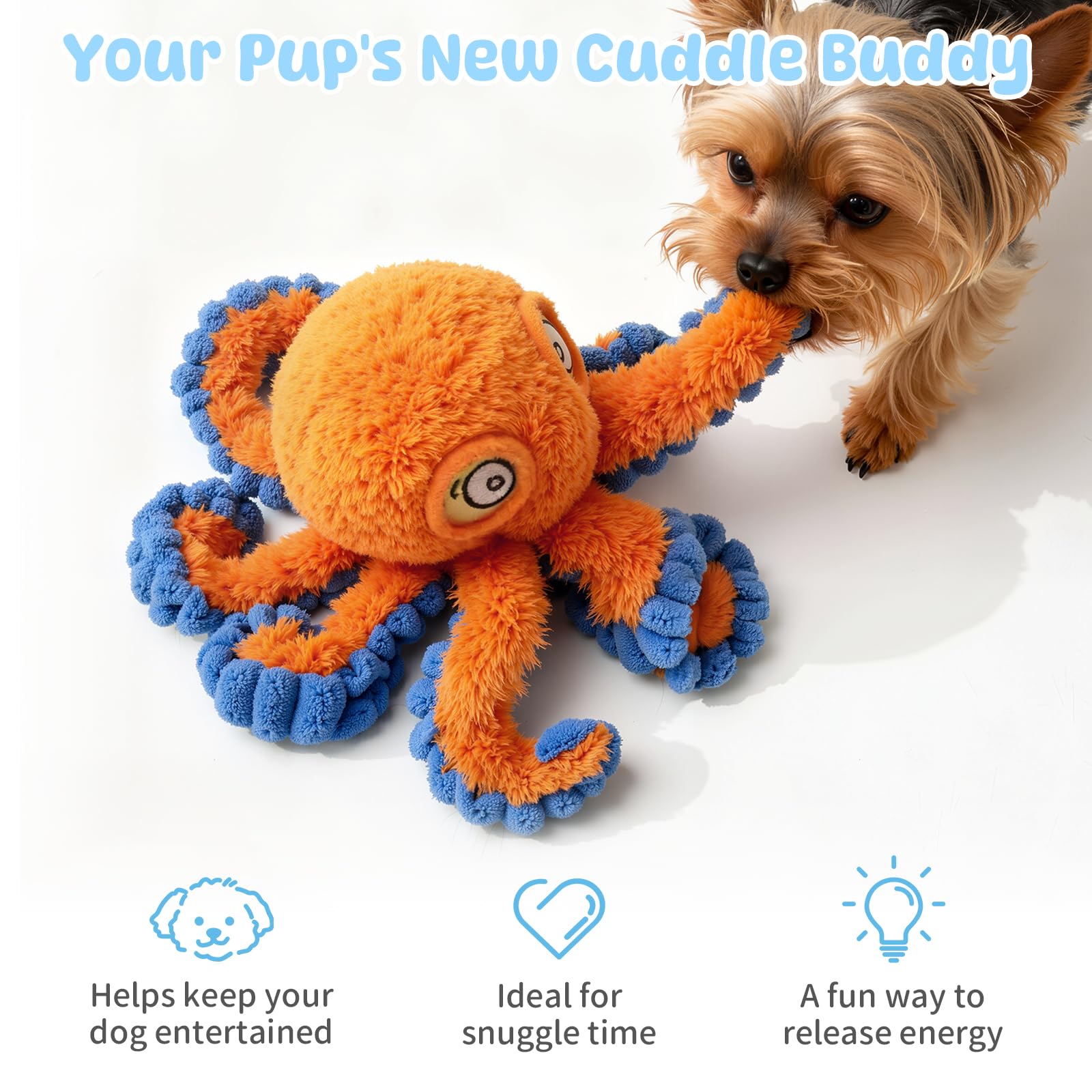 Textura suave para dientes sensibles, PETSWEET, ideal para cachorros felices.
