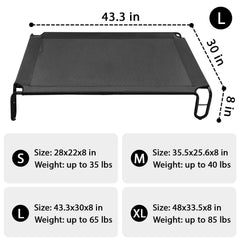 Fácil montaje de la cama elevable pettycare, lista para usar en minutos