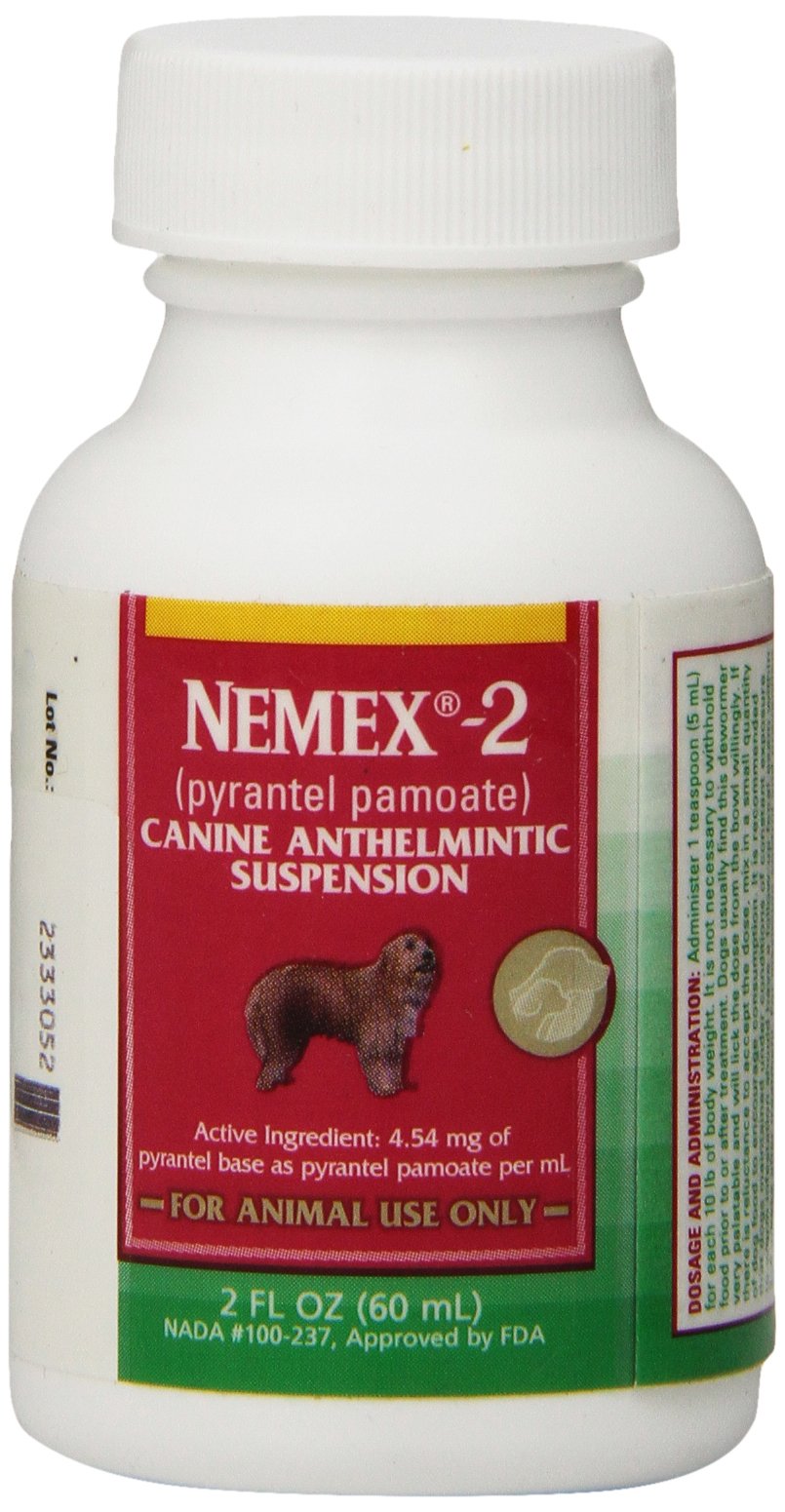 Pfizer Nemex-2 presentacion 2oz, desparasitante seguro para perros, ayuda a controlar lombrices y anquilostomas