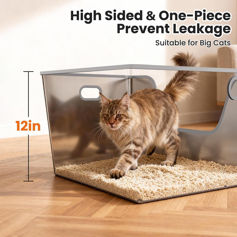 Phafariy arenero XXL, amplio espacio para gatos grandes.