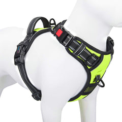PHOEPET arnés para perro con clip delantero y material reflectante para mayor visibilidad