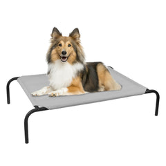 PHYEX cama elevada para perro con marco de metal, soporte estable