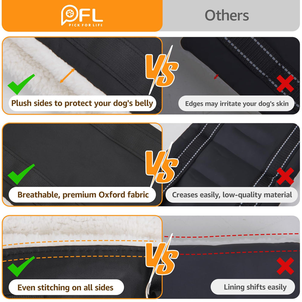 PICK FOR LIFE: exterior resistente de Oxford, funda duradera para perros grandes.