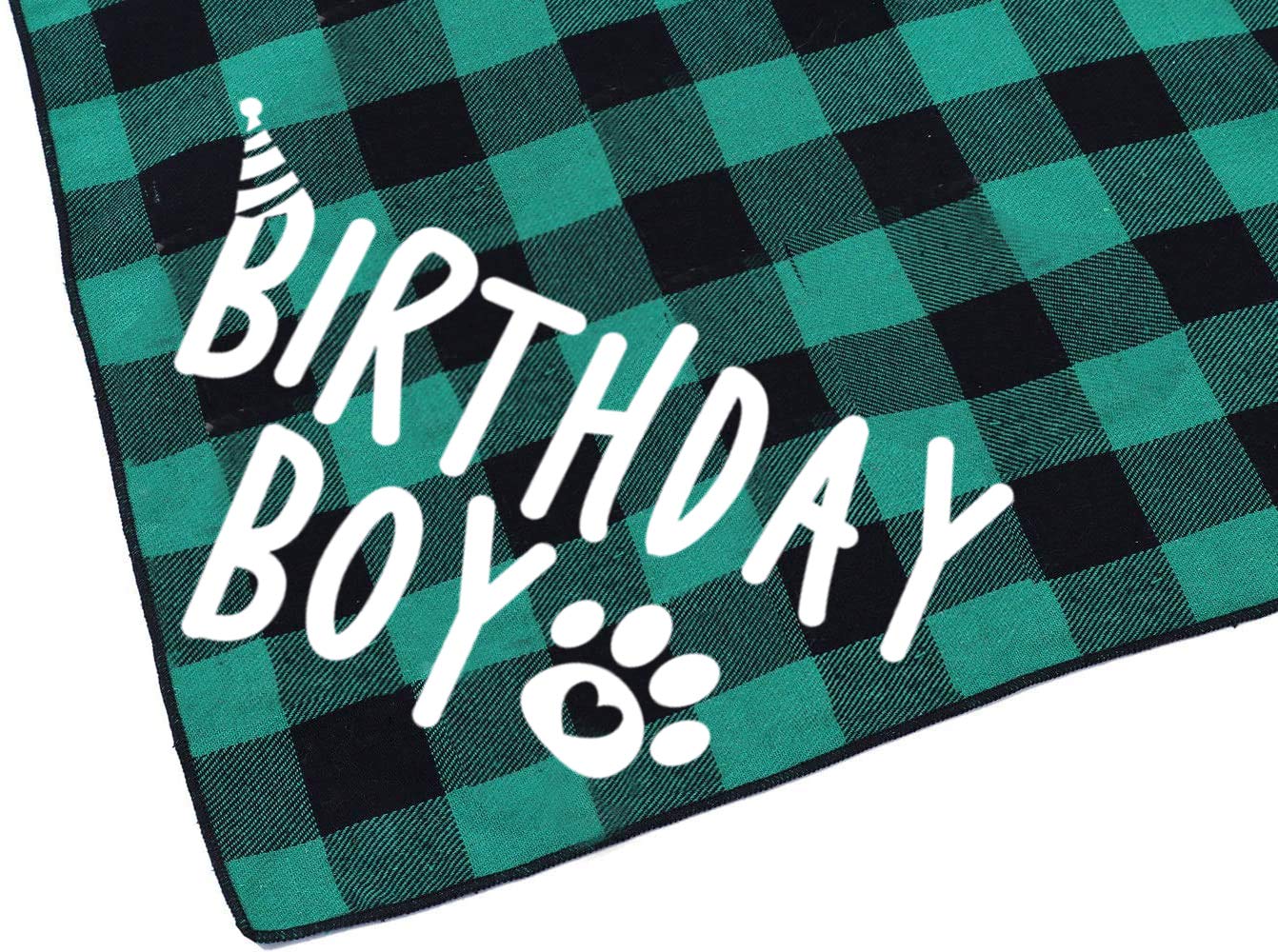 Bandana verde para perro mediano de PICKUPIK, suave