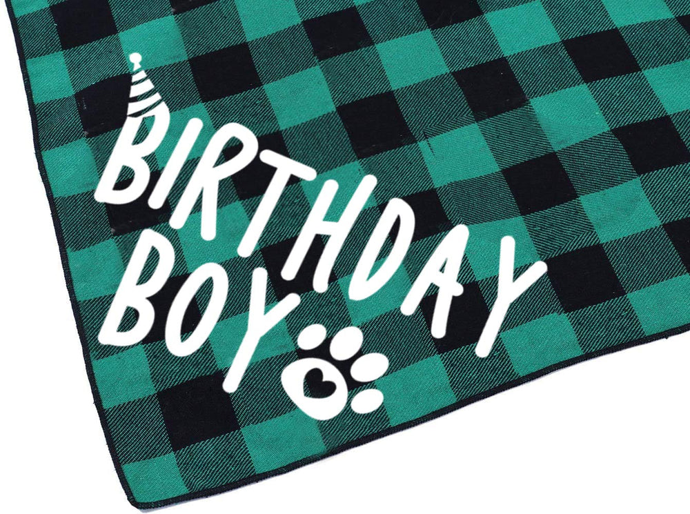 Bandana verde para perro mediano de PICKUPIK, suave