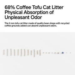 pidan arena tofu gatos cafe reciclado libre de polvo: limpieza más limpia