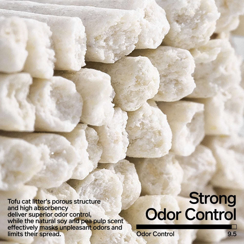 pidan tofu gato: control de olor y reducción de polvo