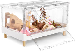 La jaula PIDINUK para hamster con puerta frontal facilita el acceso diario