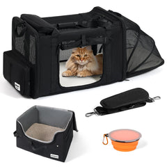 pidipiti transportín para gatos extra grande con amplio espacio para moverse