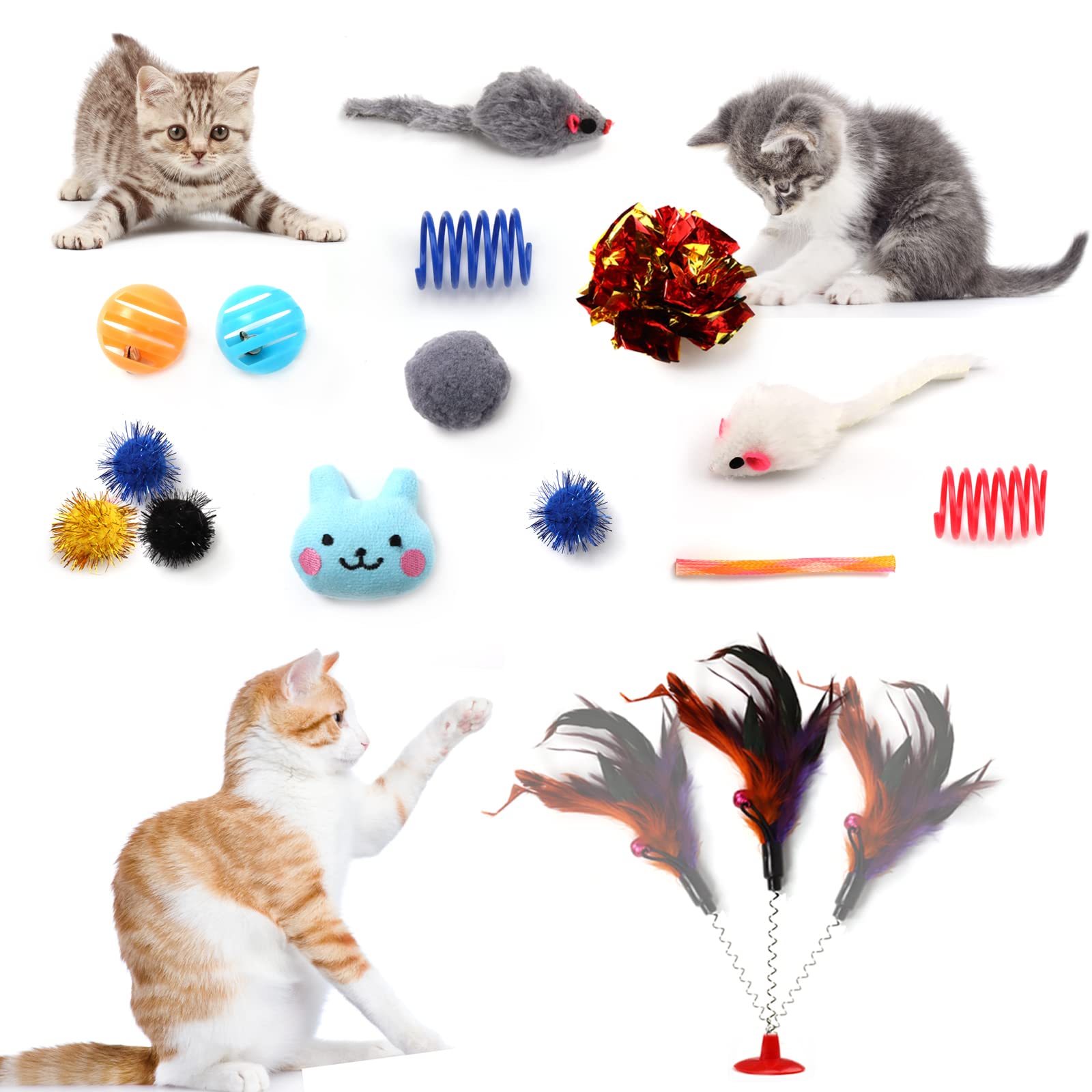 Muelle elástico PietyPet fomenta saltos y flexibilidad en gatos.