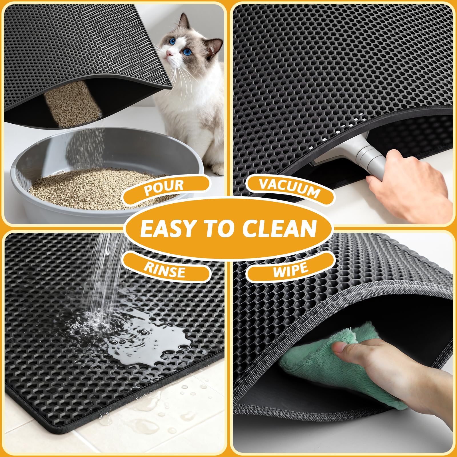 Tapete Pieviev durable y resistente para uso diario