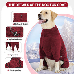 Pinellia mono cuerpo completo: protección total para el cuerpo del perro.