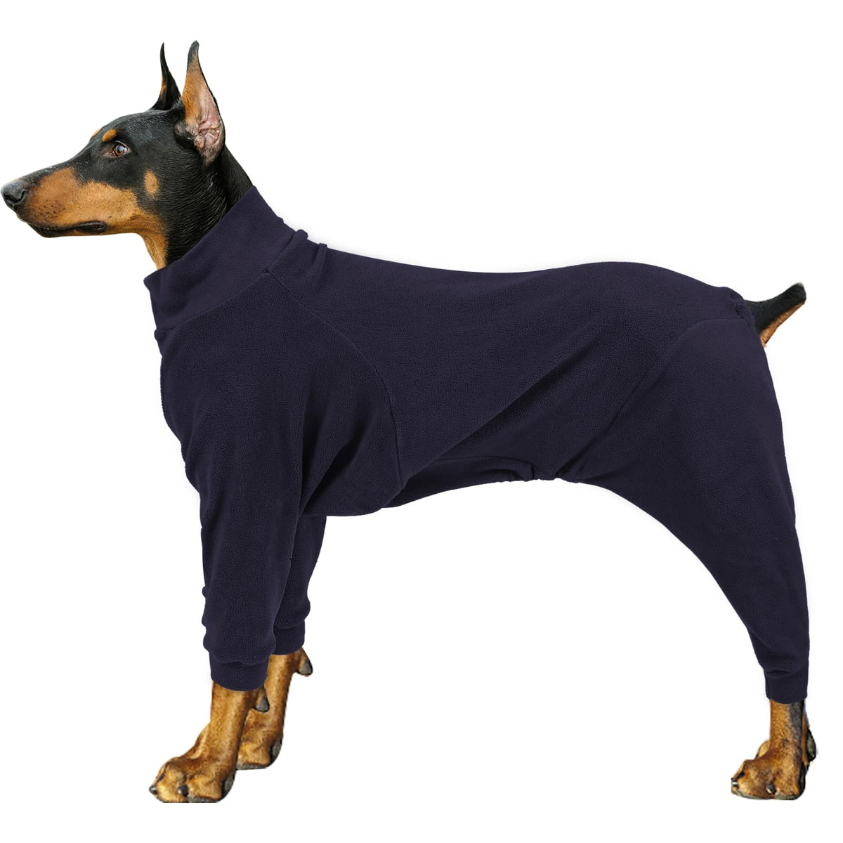 Sudadera de felpa Pinellia con cuello alto para perros, mantiene el calor durante paseos