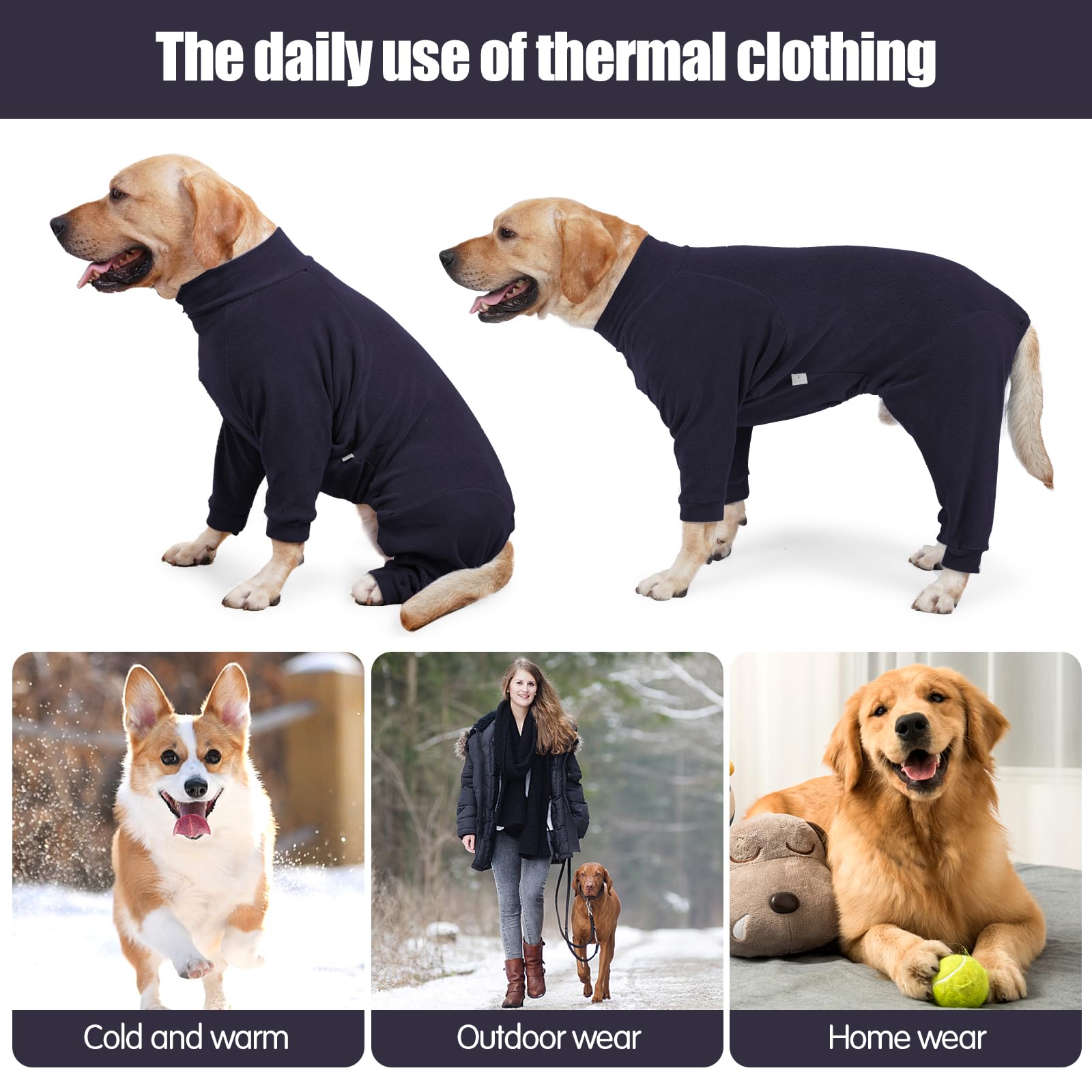 Fácil de poner y quitar: sudadera de felpa Pinellia para perro, ajuste cómodo