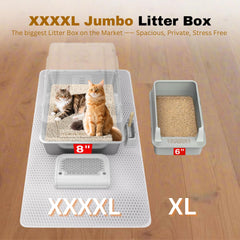 PINENEST XXXXL: muros altos para mayor privacidad del gato.