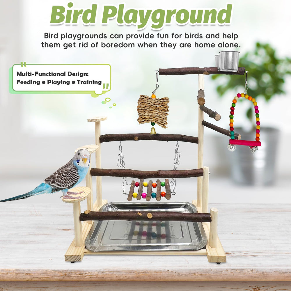 PINVNBY columpio para aves mejora la interacción y el ejercicio.