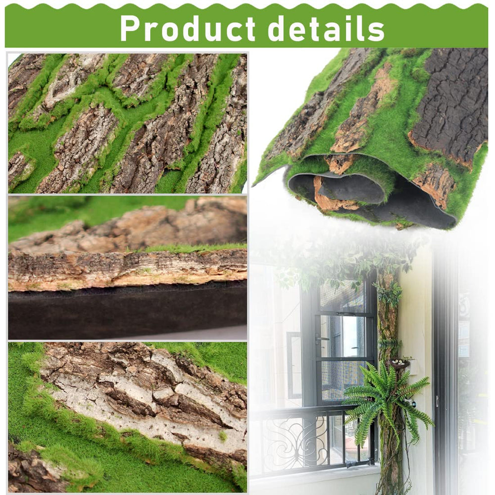 PINVNBY fondo de corcho terrario, reutilizable y duradero para decoración continua.