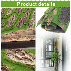 PINVNBY fondo de corcho terrario, reutilizable y duradero para decoración continua.