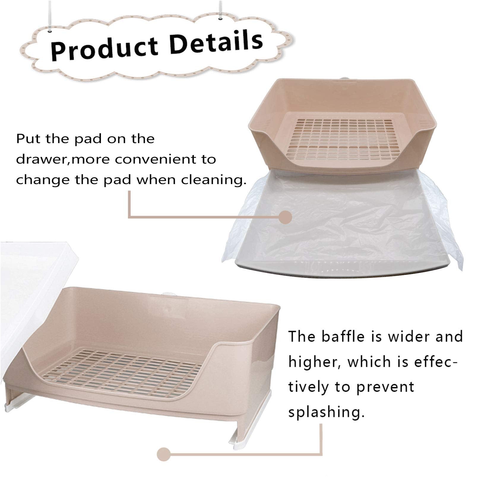 PINVNBY malla-grande, mejora ventilación y limpieza efectiva.