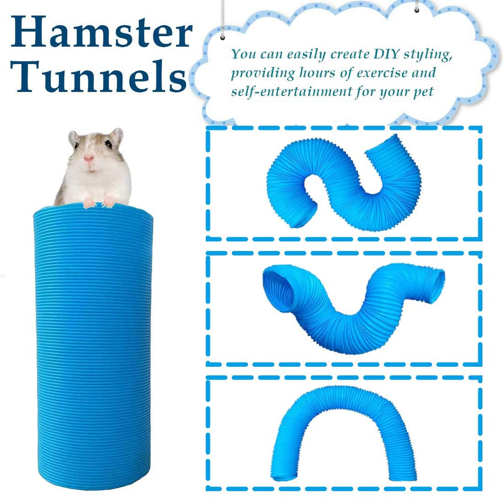 PINVNBY túnel para hámster en jaula, uso diario y aporte lúdico
