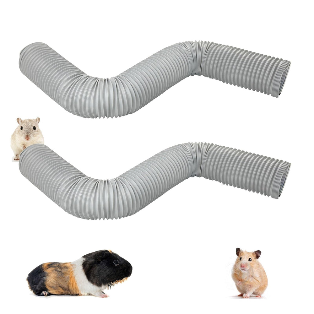 PINVNBY tunel plástico para conejillo de indias plegable; ideal para juego y exploración segura.