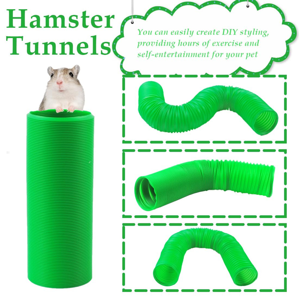 PINVNBY túnel para conejillo de indias plástico plegable para juego