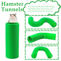 PINVNBY túnel para conejillo de indias plástico plegable para juego