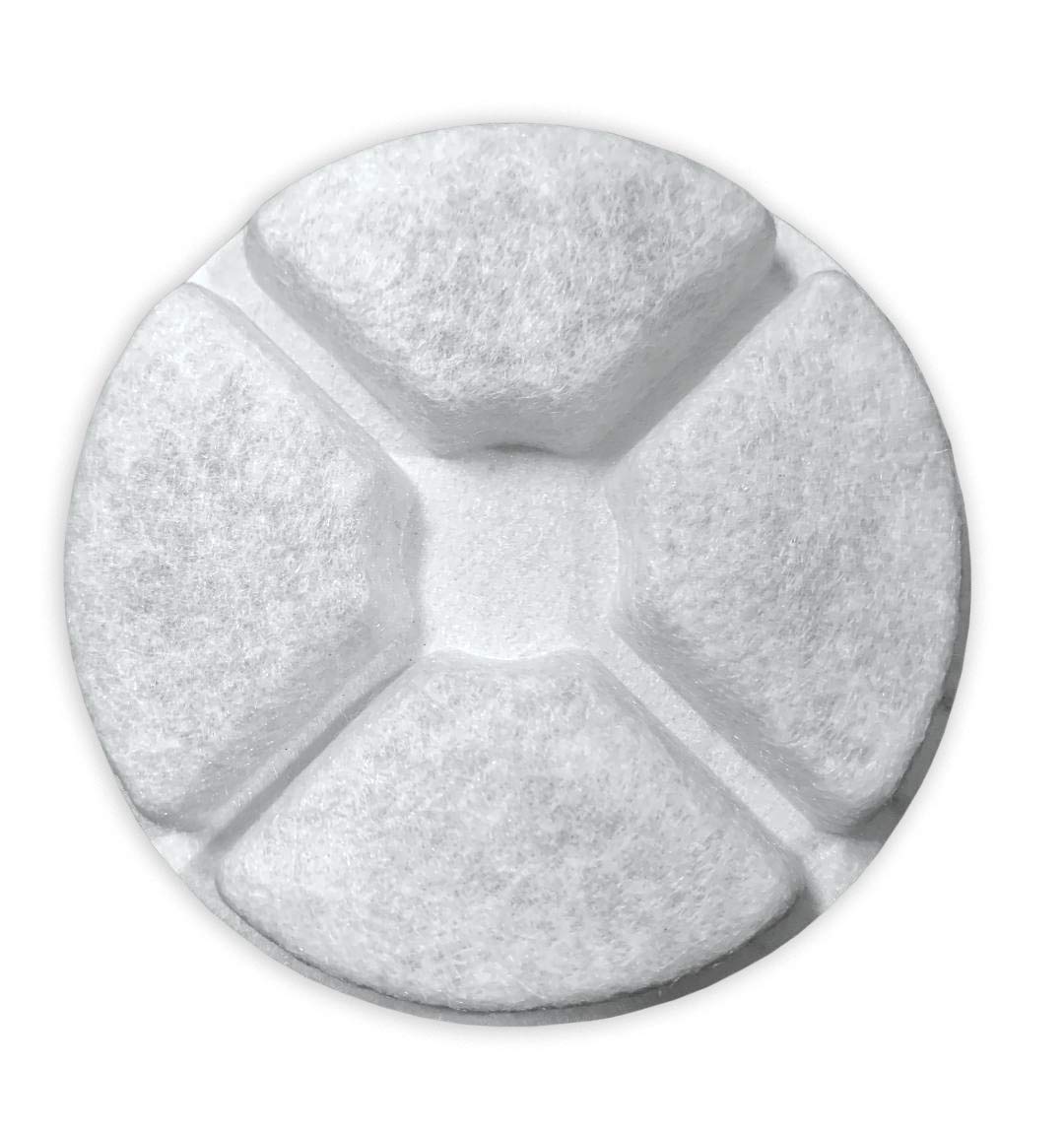 Filtro redondo de carbón Pioneer Pet para Vortex, mejora la claridad del agua y la higiene.