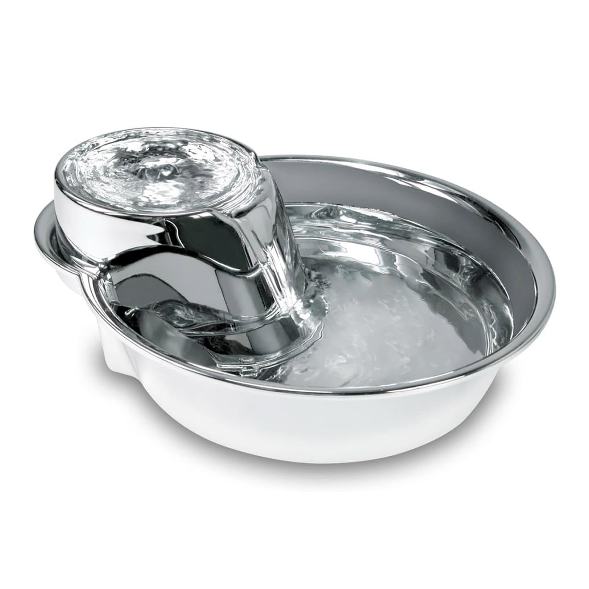 Pioneer Pet fuente de lluvia de acero inoxidable para beber más agua