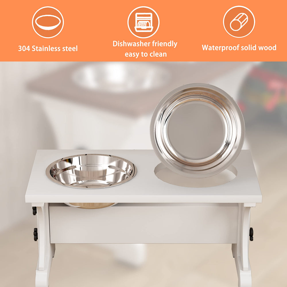 Piskyet altura de 8.6 pulgadas facilita una postura ergonómica durante las comidas.