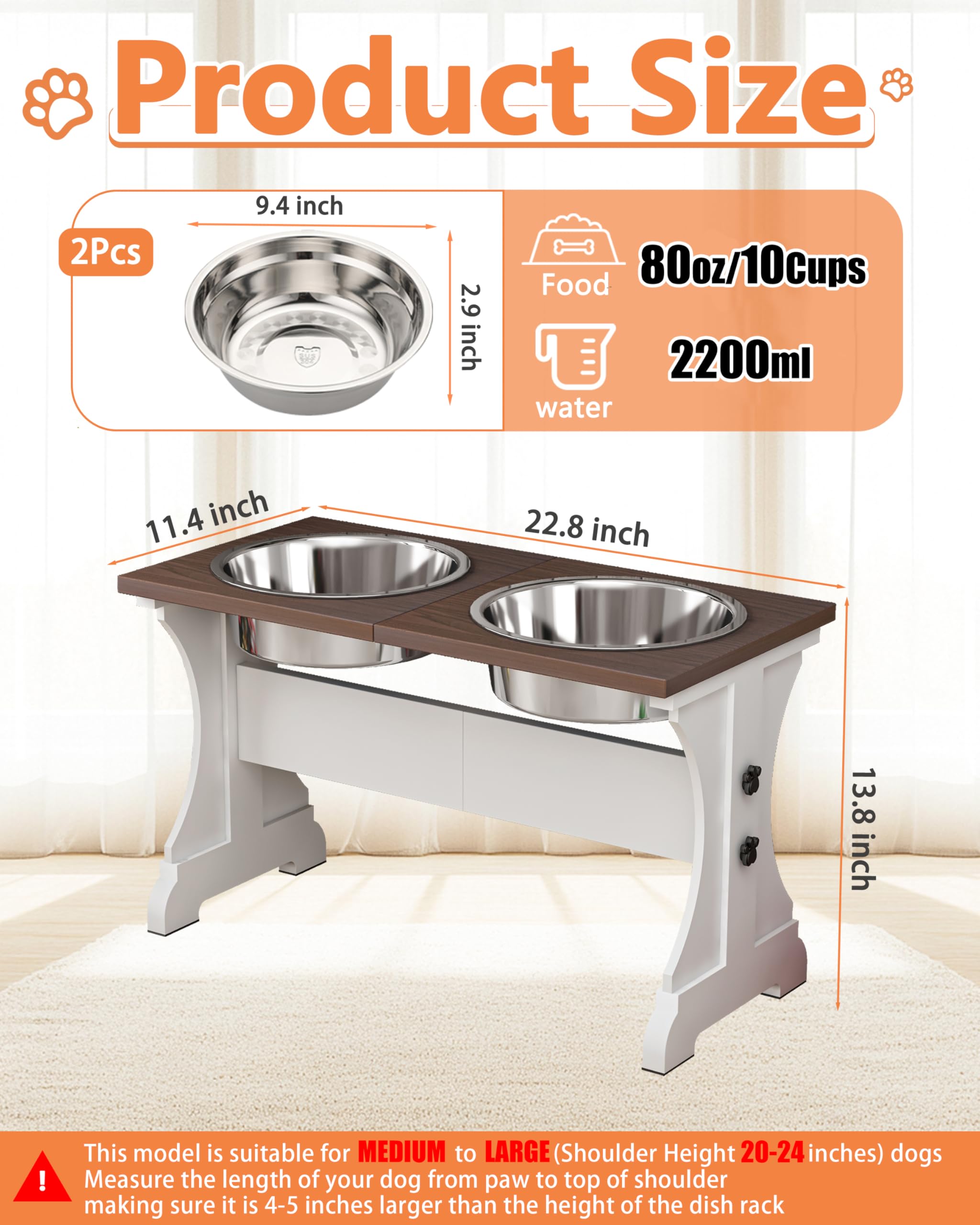 Piskyet dos cuencos de acero inoxidable 304, duraderos y seguros para alimentos.