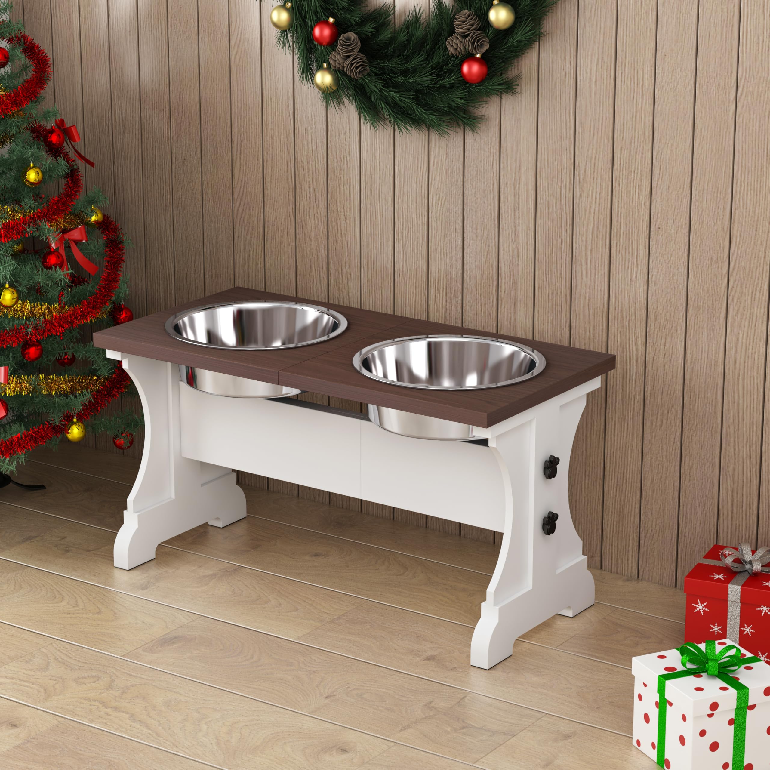 Piskyet tazones para perro elevados: ergonomía al comer con comodidad.