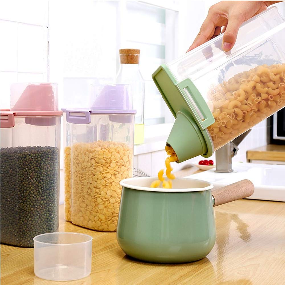 PISSION diseño translúcido permite ver niveles de comida sin abrir