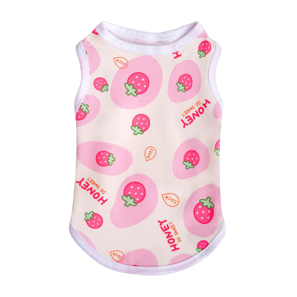 Pistha camiseta rosa con detalle Honey, añade encanto durante las salidas.