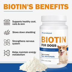 PKperekond Biotina para perros uñas más fuertes para paseos activos.