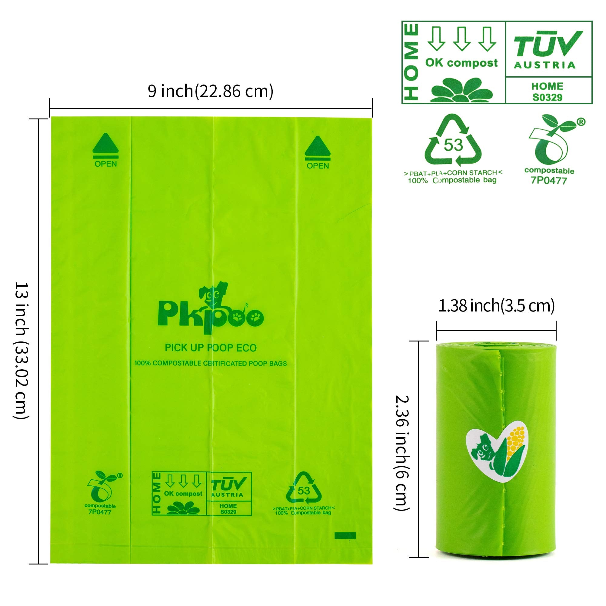 PKPOO diseño multiuso, útil para desechos de mascotas y más.