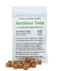 Planted Aquarium Concepts tab fertilizante de raíz de 1 cm para crecimiento de plantas acuáticas.