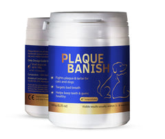Plaque Banish: aplicación diaria para mantener la higiene dental de tu mascota.