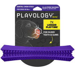 Playology mordedor dental suave para perros grandes, centrado en encías